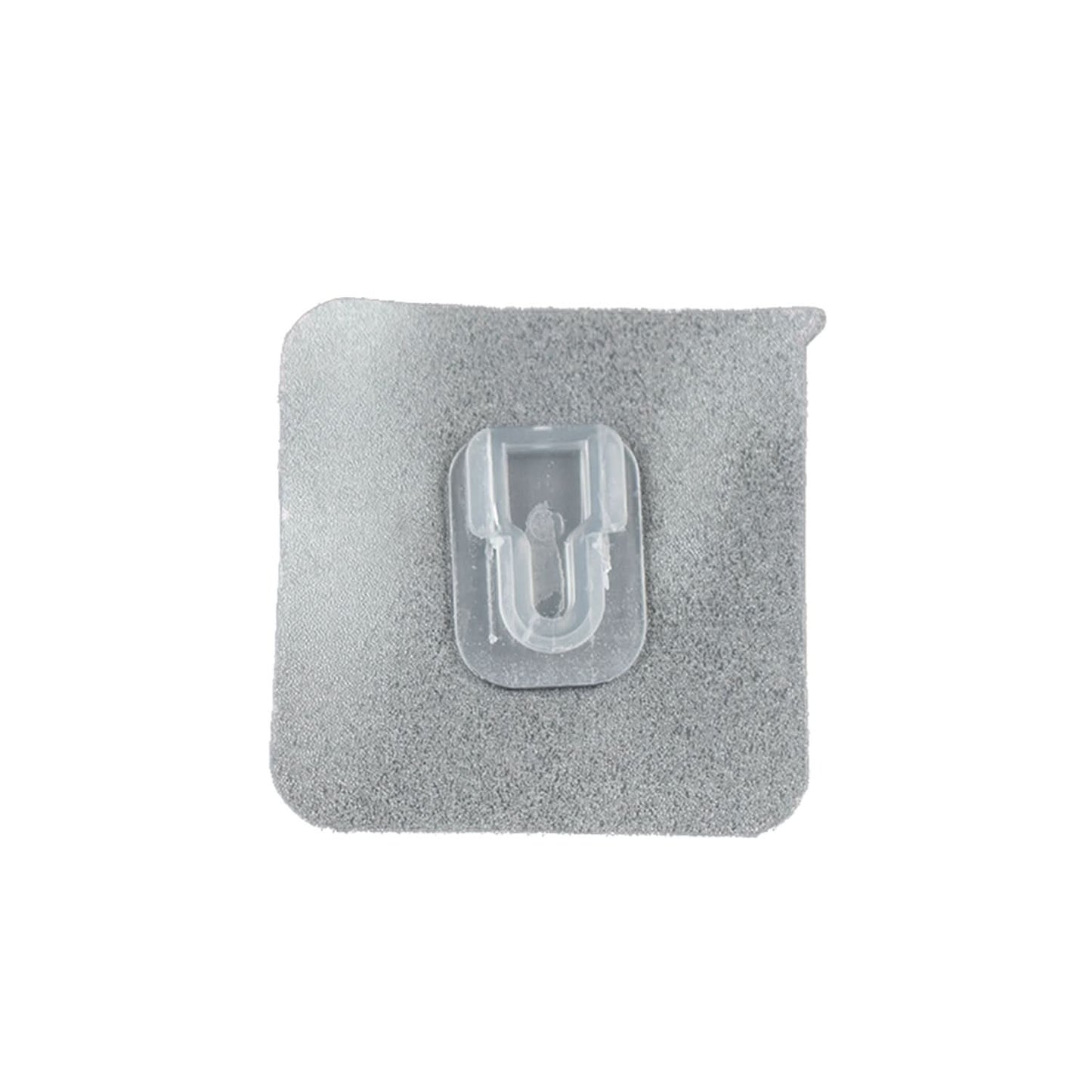 ClearGrip Hook Transparent Adhesive Male Hook | Easy-Use, Small, & Lightweight Wall Hanging Solution (1pc).
