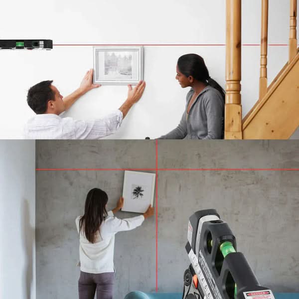 4-in-1 Laser Level with Measuring Tape for DIY