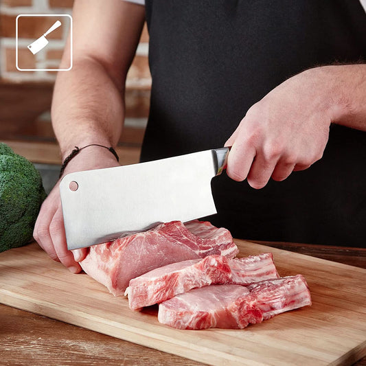 CutMaster Pro  Stainless Steel Knife Set (5-Piece) with Plastic Chopping Board | Kitchen Cutting Tools for Fruits, Vegetables & Meat.