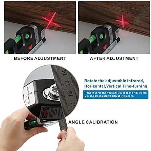4-in-1 Laser Level with Measuring Tape for DIY