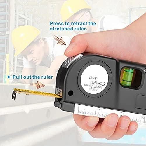 4-in-1 Laser Level with Measuring Tape for DIY