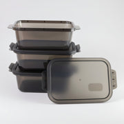 BPA-Free Rectangular Food Storage Containers Set of 3