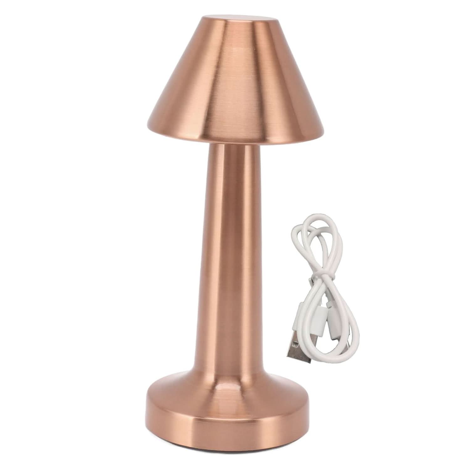 LuminaTouch  USB Rechargeable LED Desk Lamp | 3 Color, 3 Level Dimmable Eye Protection Table Light for Home Decor.