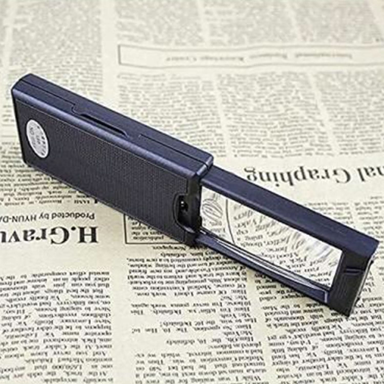 ClarityView Pro  Extendable Double LED Magnifier | Portable Magnifying Glass for Reading & Detail Work (1 Pc).