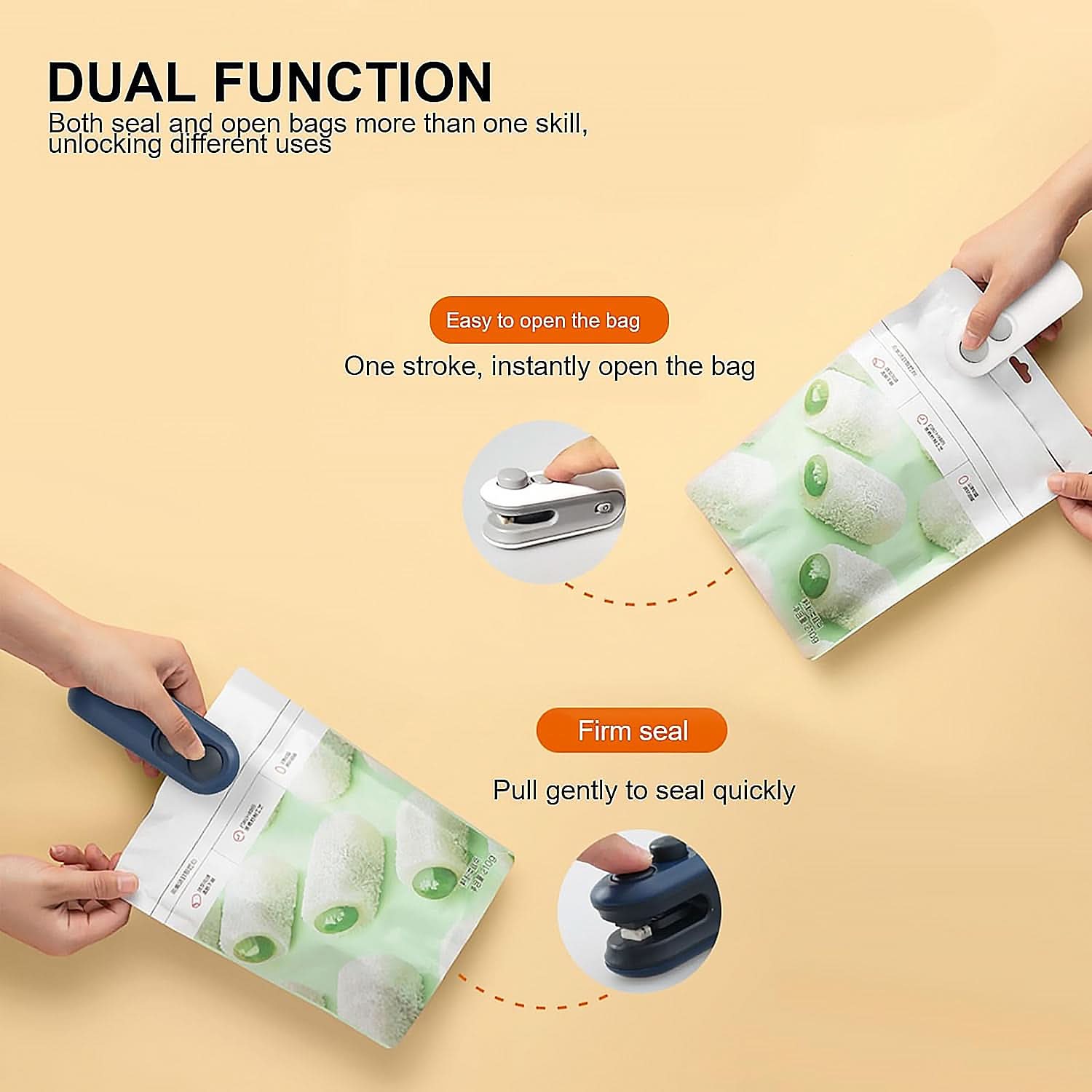 USB Rechargeable Mini Bag Sealer and Cutter