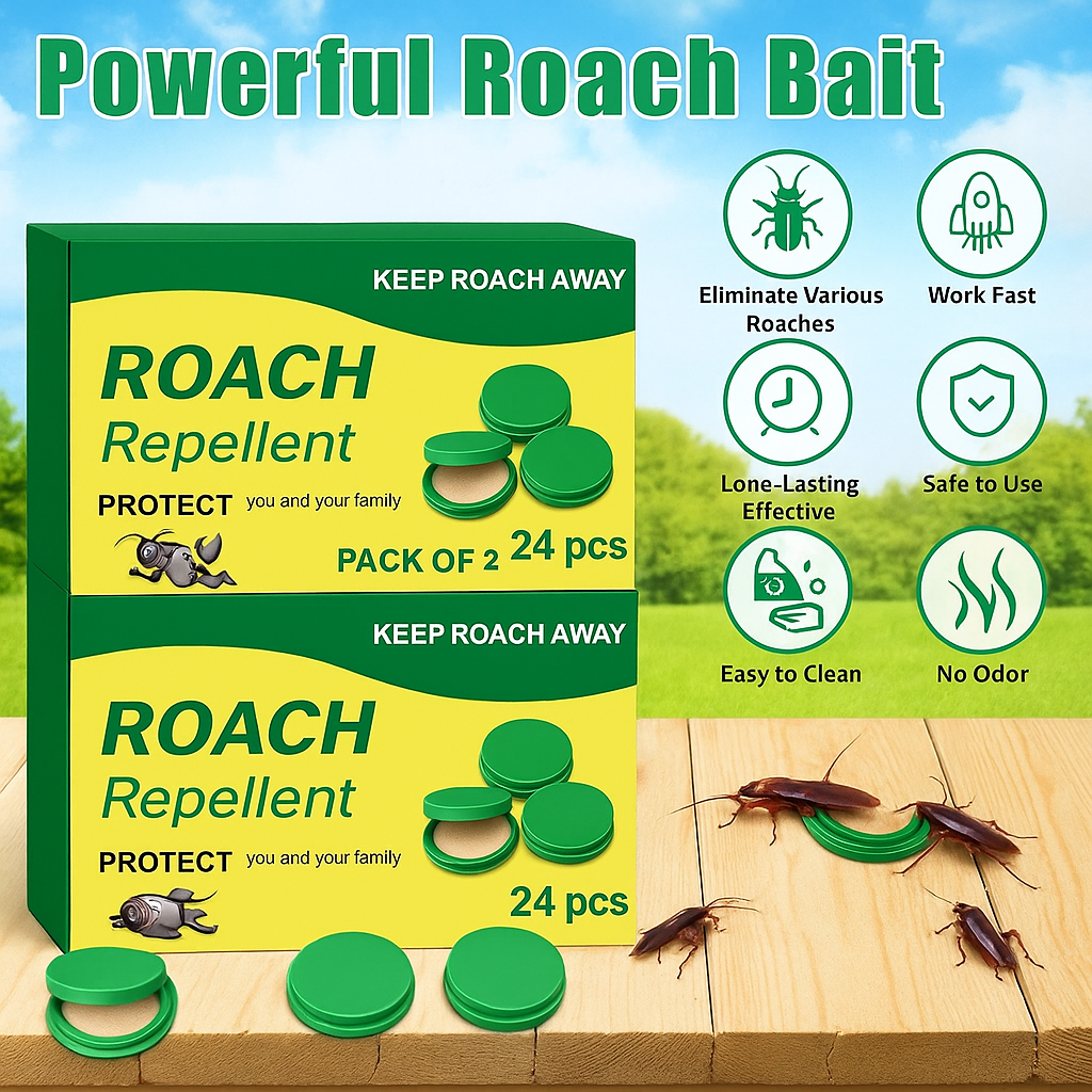 Natural Cockroach Killer Gel – Effective Pest Control for Kitchens, Bathrooms, and Cabinets
