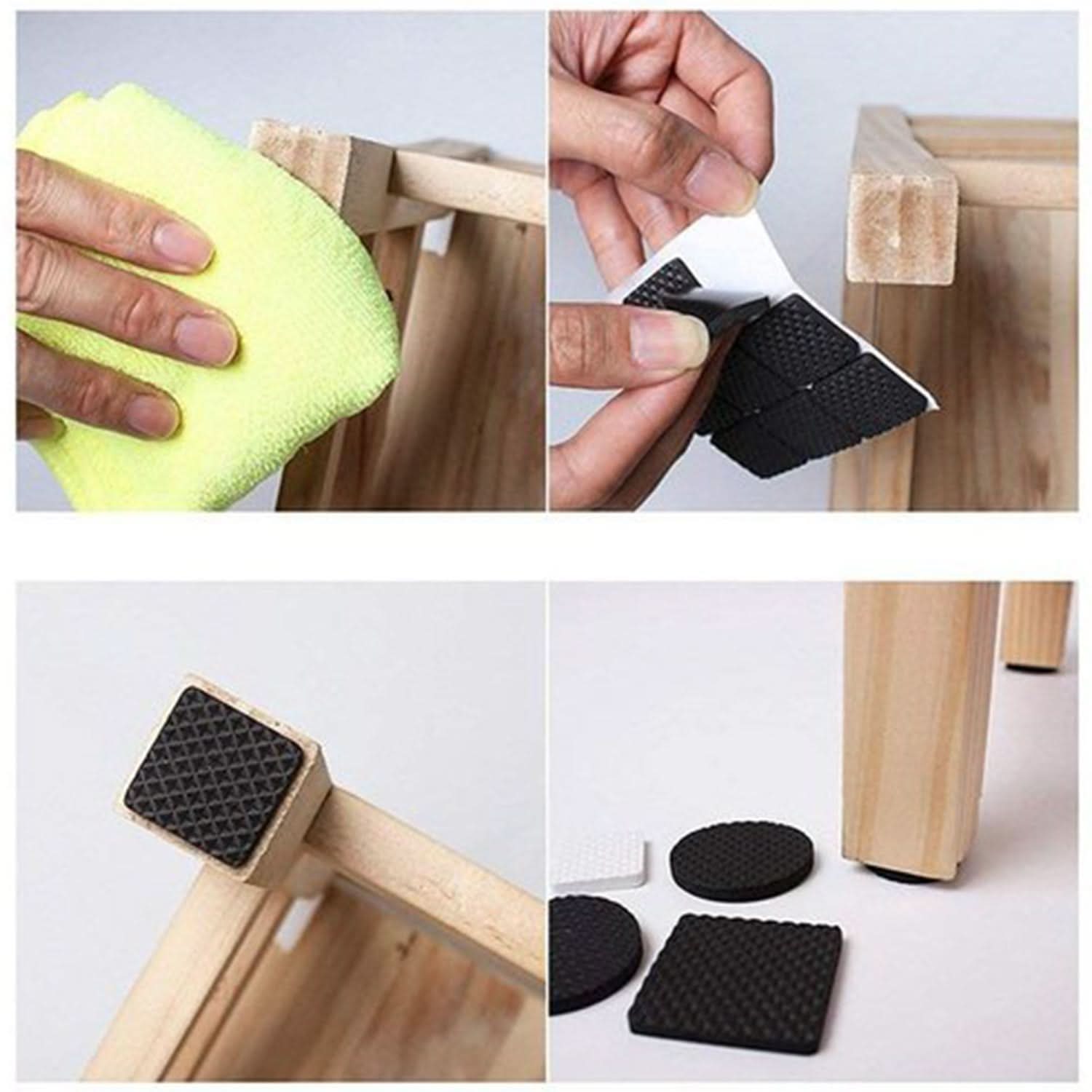 FloorGuard Pro  9-Piece Anti-Slip Felt Furniture Pads | Heavy Duty Floor Protection for Hardwood, Tile & Laminate.