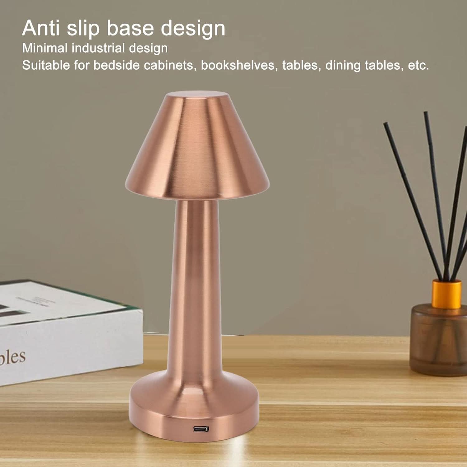 USB Rechargeable Dimmable LED Desk Lamp for Study