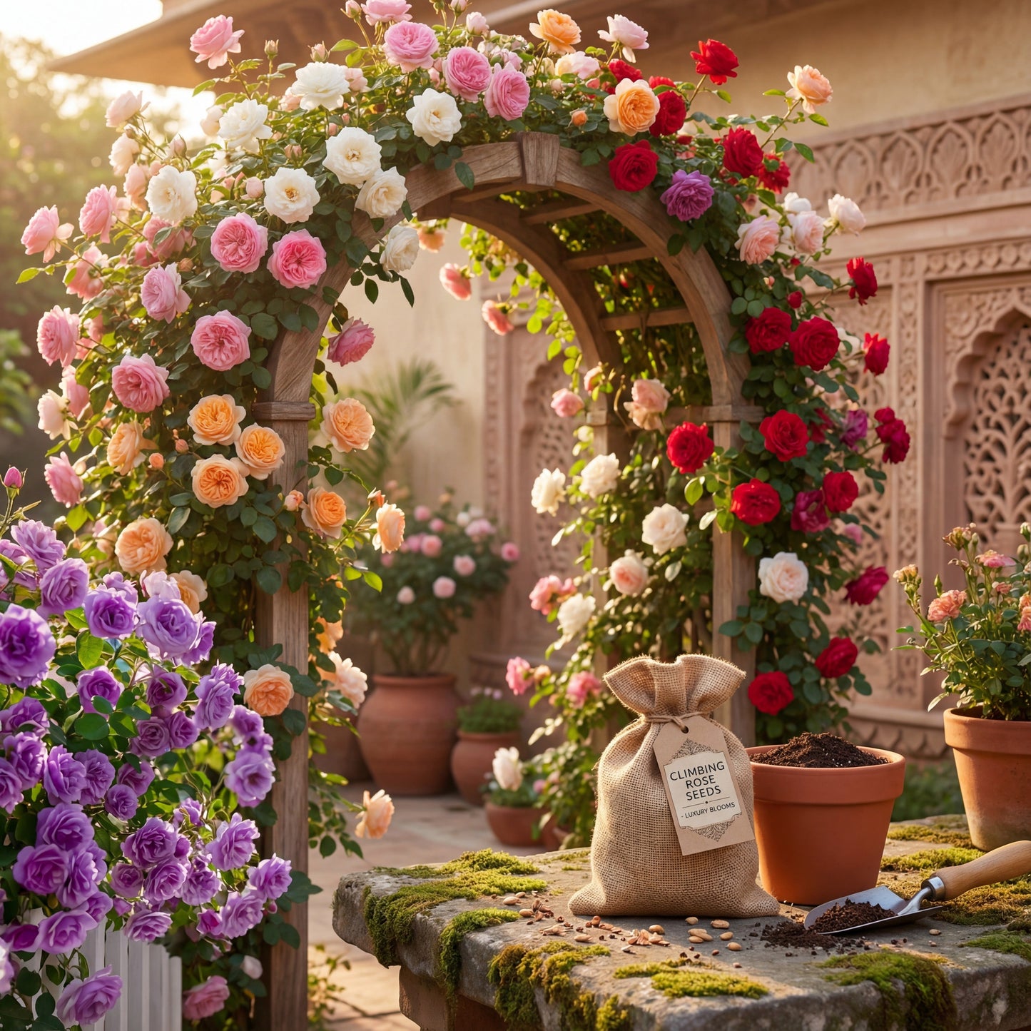 Climbing Rose Flower Seeds  Pack of 130