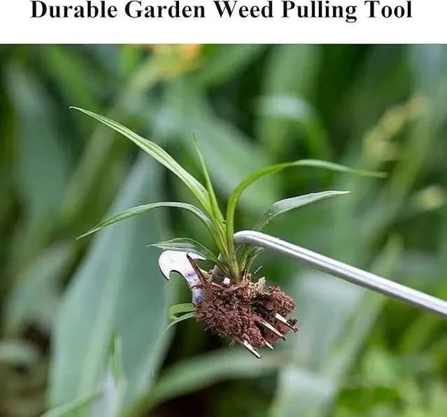 RootOut Pro  Premium Sharp Weeding Tool | Durable Root Remover for Gardens & Back-Saving Ergonomic Grip.