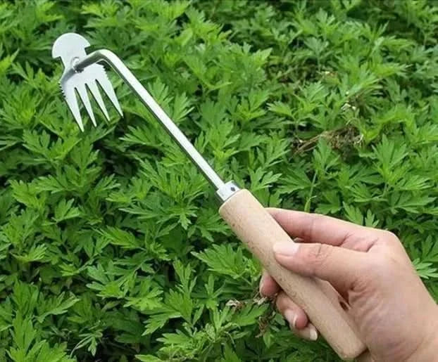 RootOut Pro  Premium Sharp Weeding Tool | Durable Root Remover for Gardens & Back-Saving Ergonomic Grip.