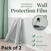Transparent Wall Protection Film, Pack of 2 Rolls