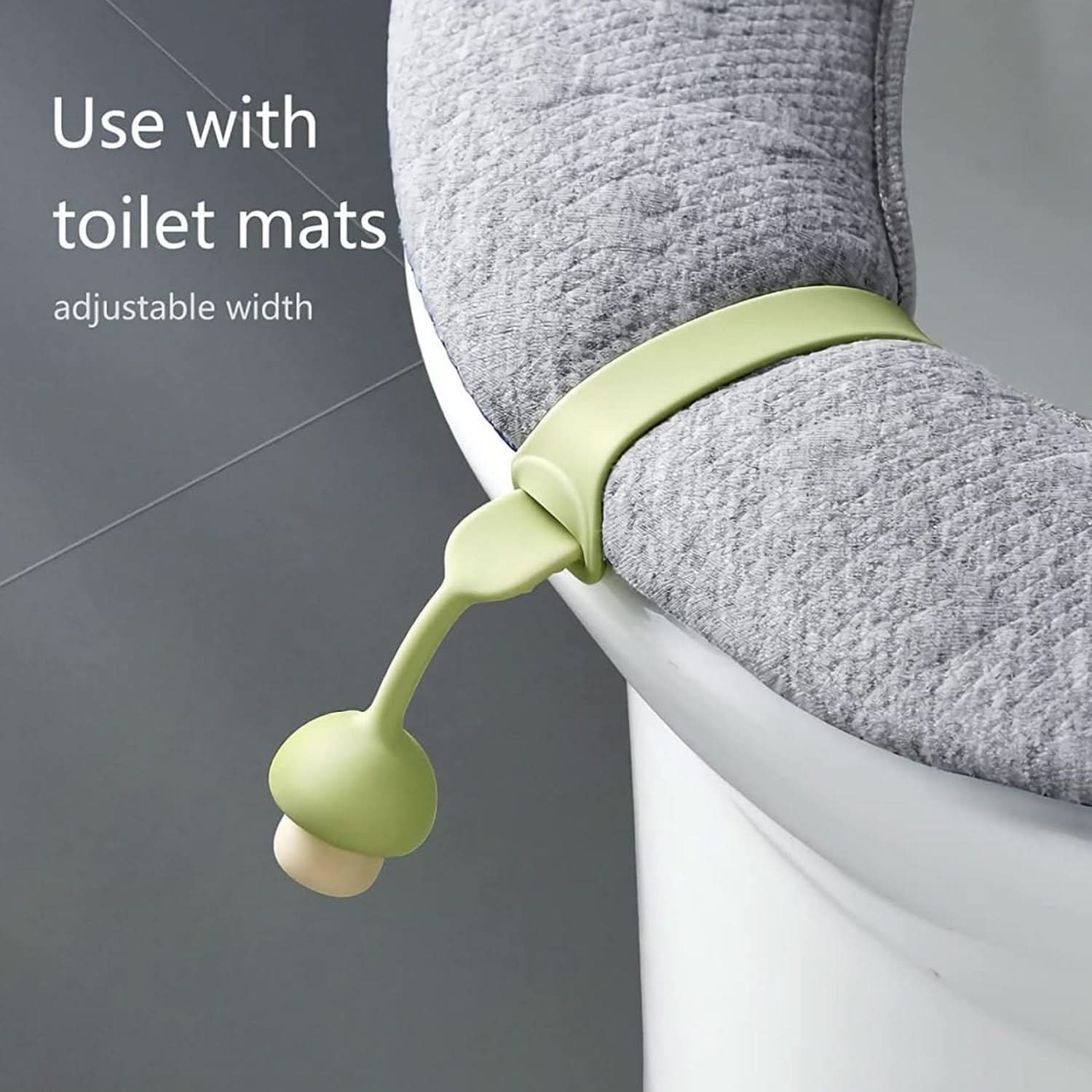 Silicone Toilet Seat Lifter Band, Touch-Free Hygiene