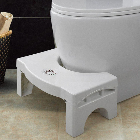 ReliefStep Pro  Foldable Non-Slip Toilet Squat Stool | Constipation & Piles Relief Aid with Diffuser Slot.