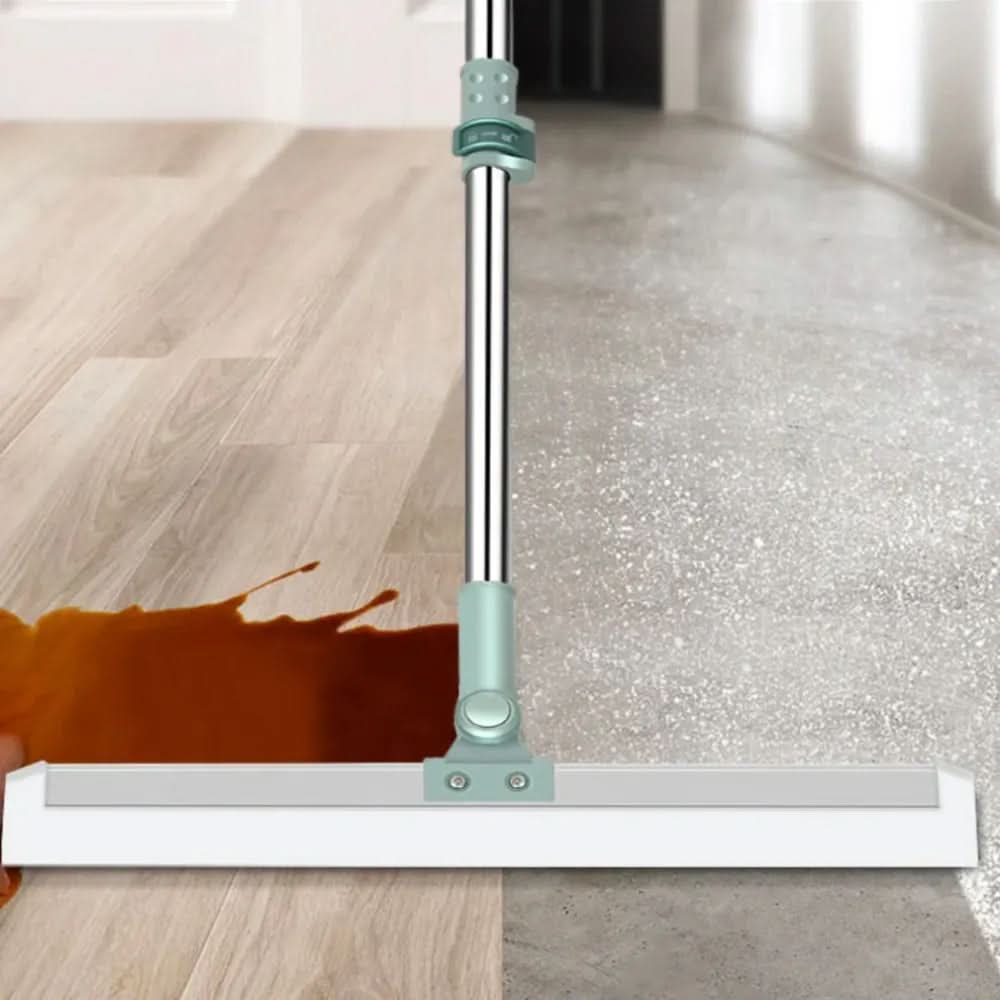 AquaWiz Pro  Self-Squeeze PVA Sponge Mop & Squeegee | Hands-Free, 360 Rotating Multi-Surface Floor Cleaner for Wet & Dry Use.