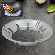 Aluminum Gas Stove Burner Stand with Wind Shield, Pack of 2